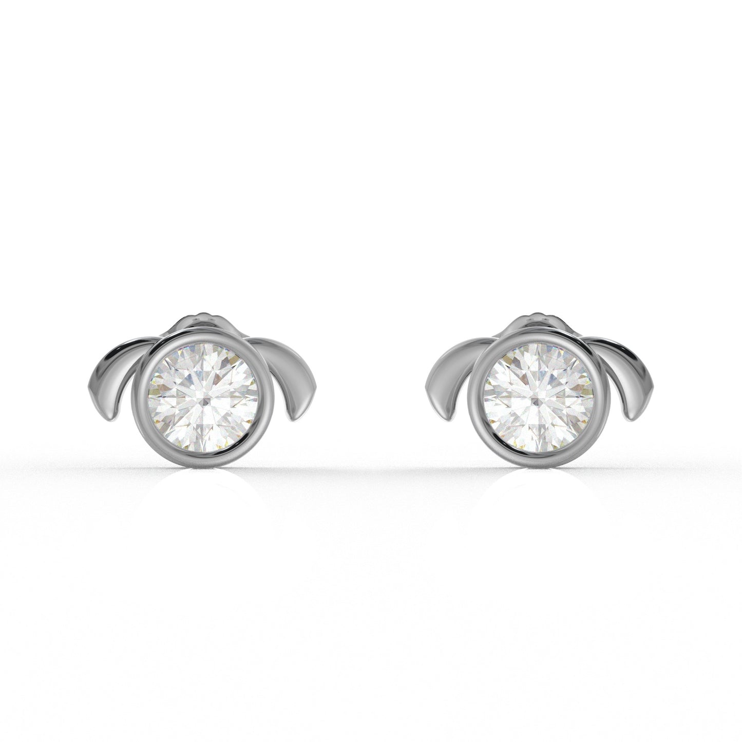 Aurora Moissanite Diamond Ear rings for Kids 1.05 Carat
