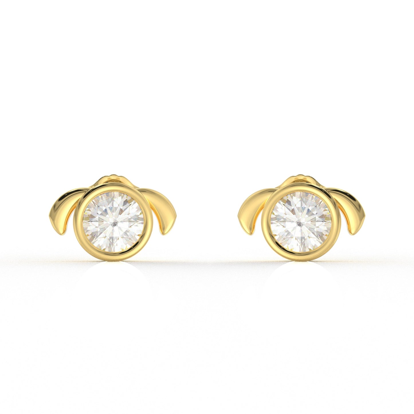 Aurora Moissanite Diamond Ear rings for Kids 1.05 Carat