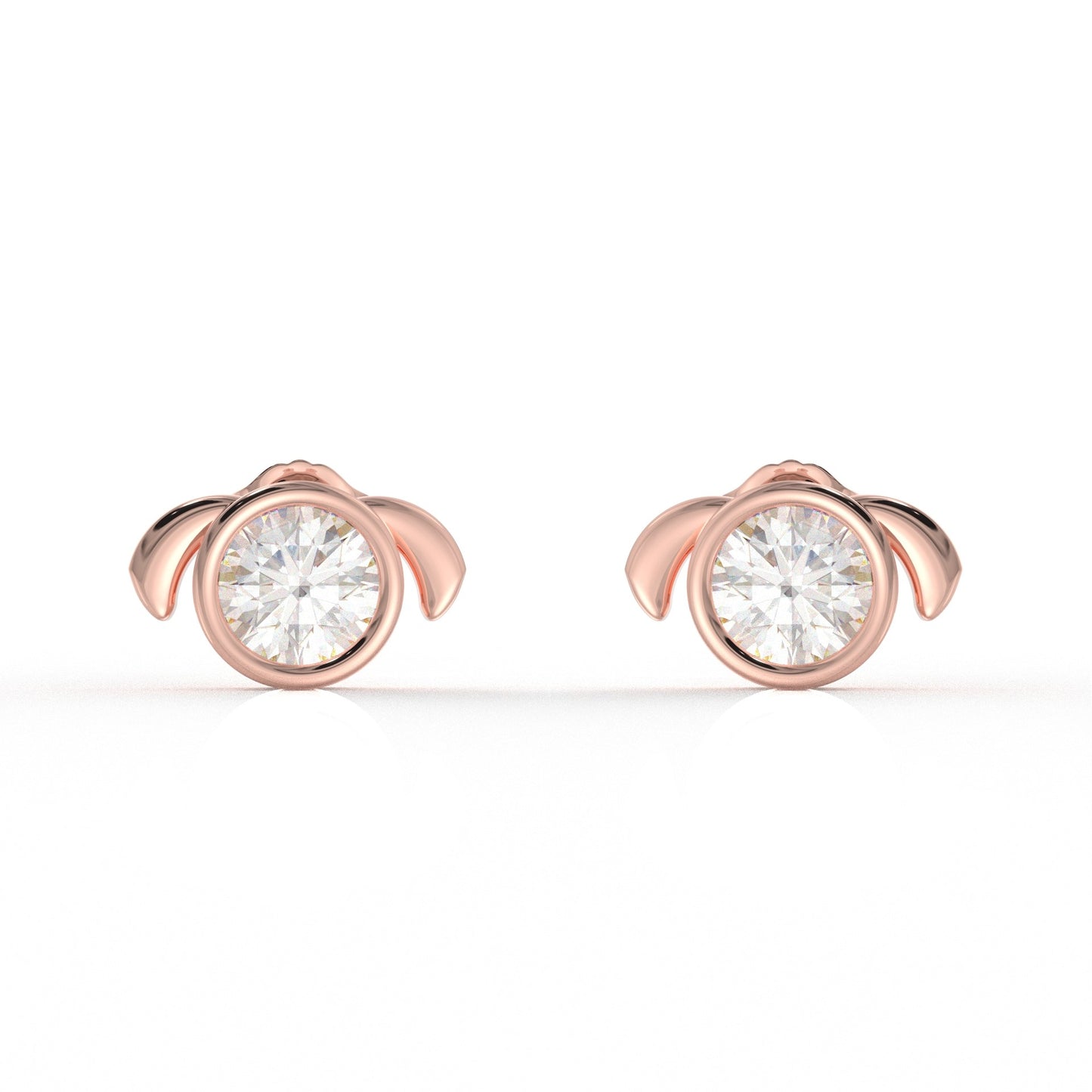 Aurora Moissanite Diamond Ear rings for Kids 1.05 Carat