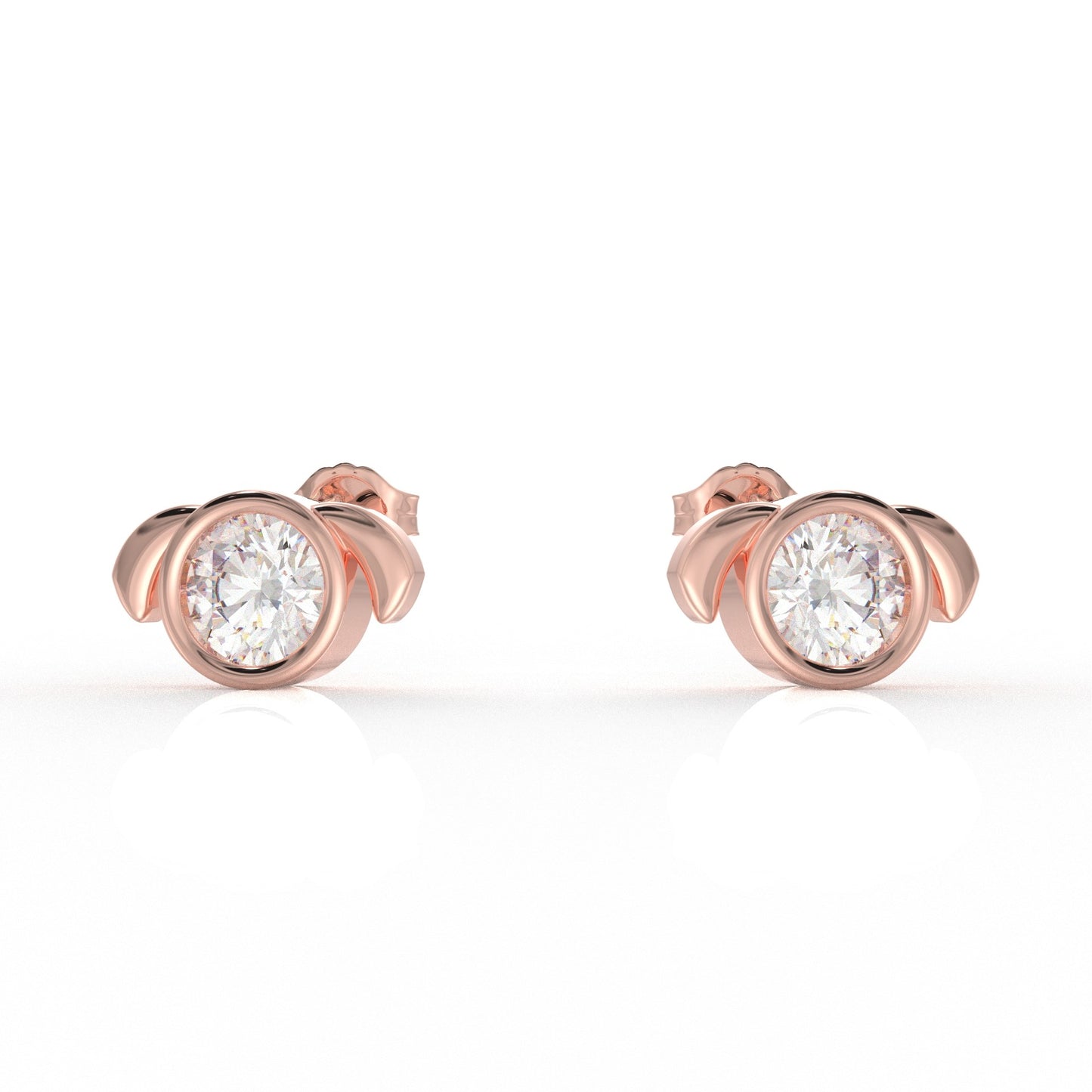 Aurora Moissanite Diamond Ear rings for Kids 1.05 Carat