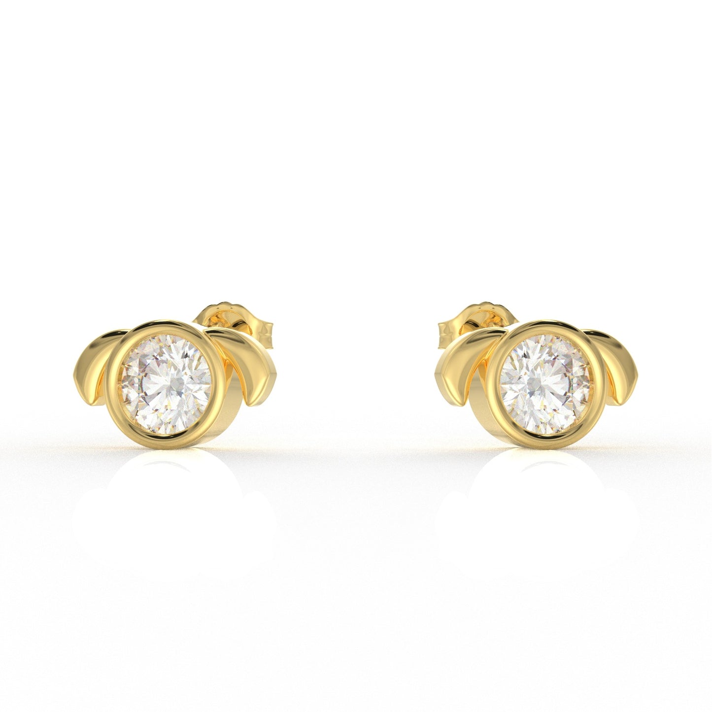 Aurora Moissanite Diamond Ear rings for Kids 1.05 Carat