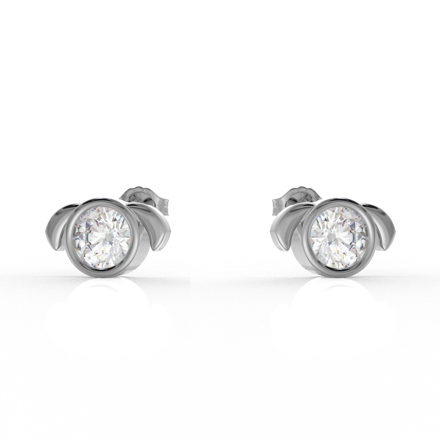 Aurora Moissanite Diamond Ear rings for Kids 1.05 Carat