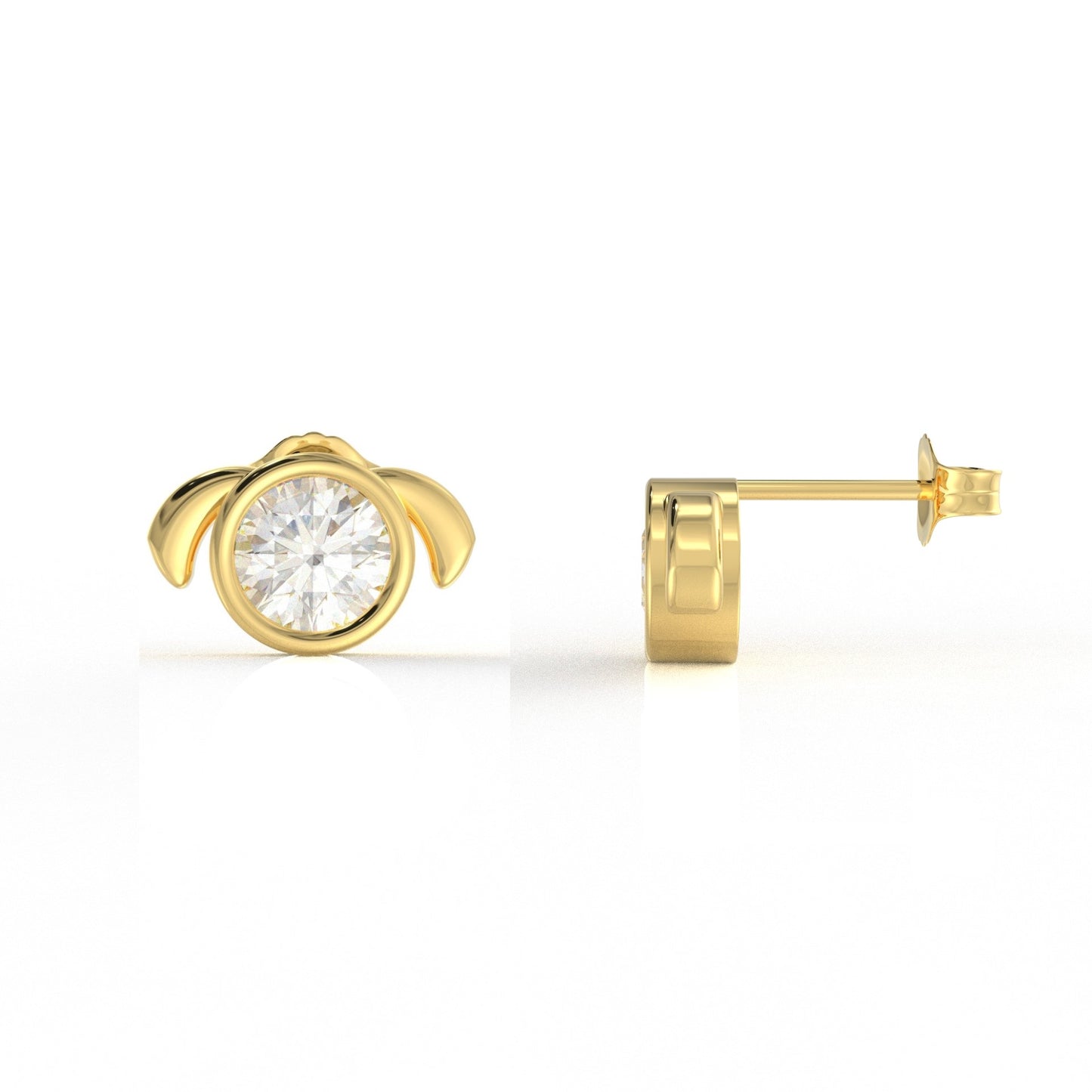 Aurora Moissanite Diamond Ear rings for Kids 1.05 Carat