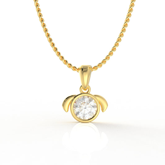 Talia Kid Moissanite diamond Pendant- 1.03 Carat