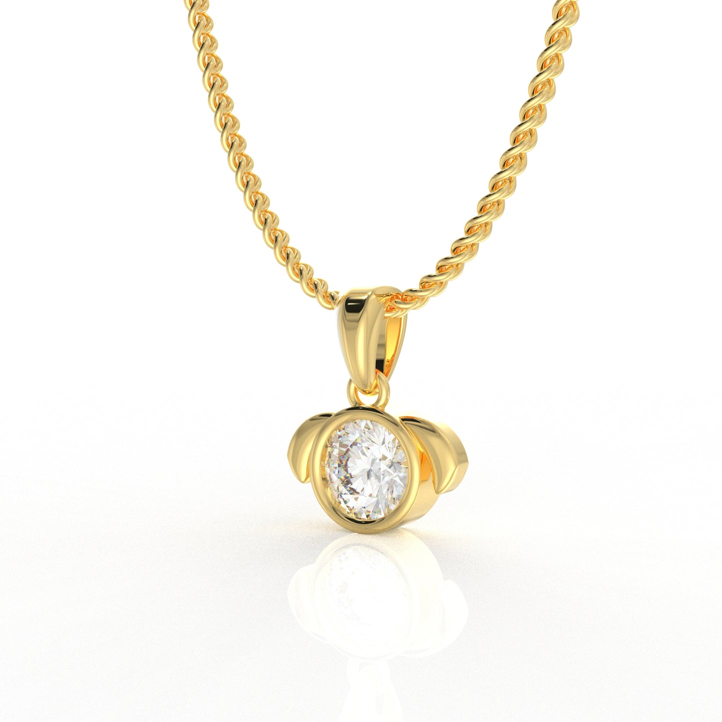 Talia Kid Moissanite diamond Pendant- 1.03 Carat
