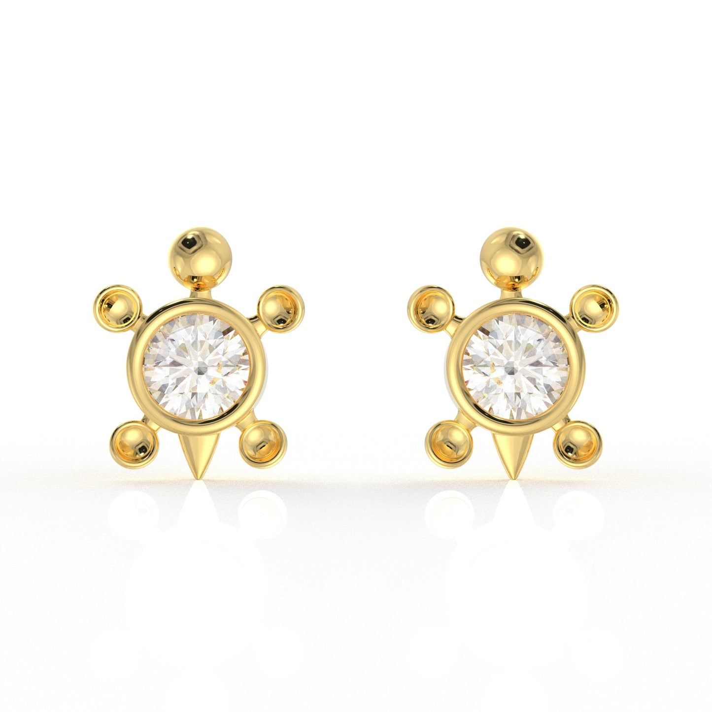 Hazel Kids Moissanite diamond Earrings 1.05 Carat