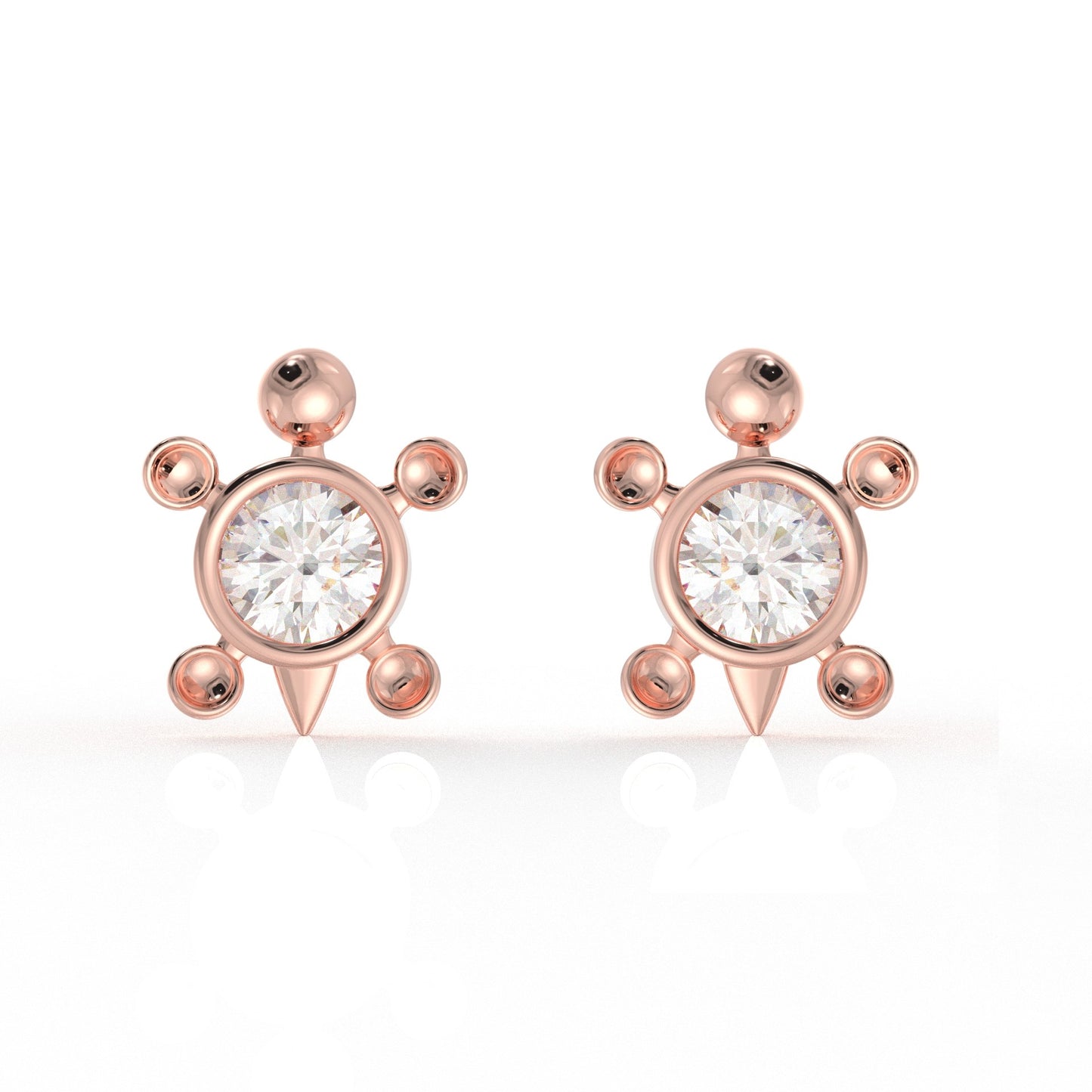 Hazel Kids Moissanite diamond Earrings 1.05 Carat