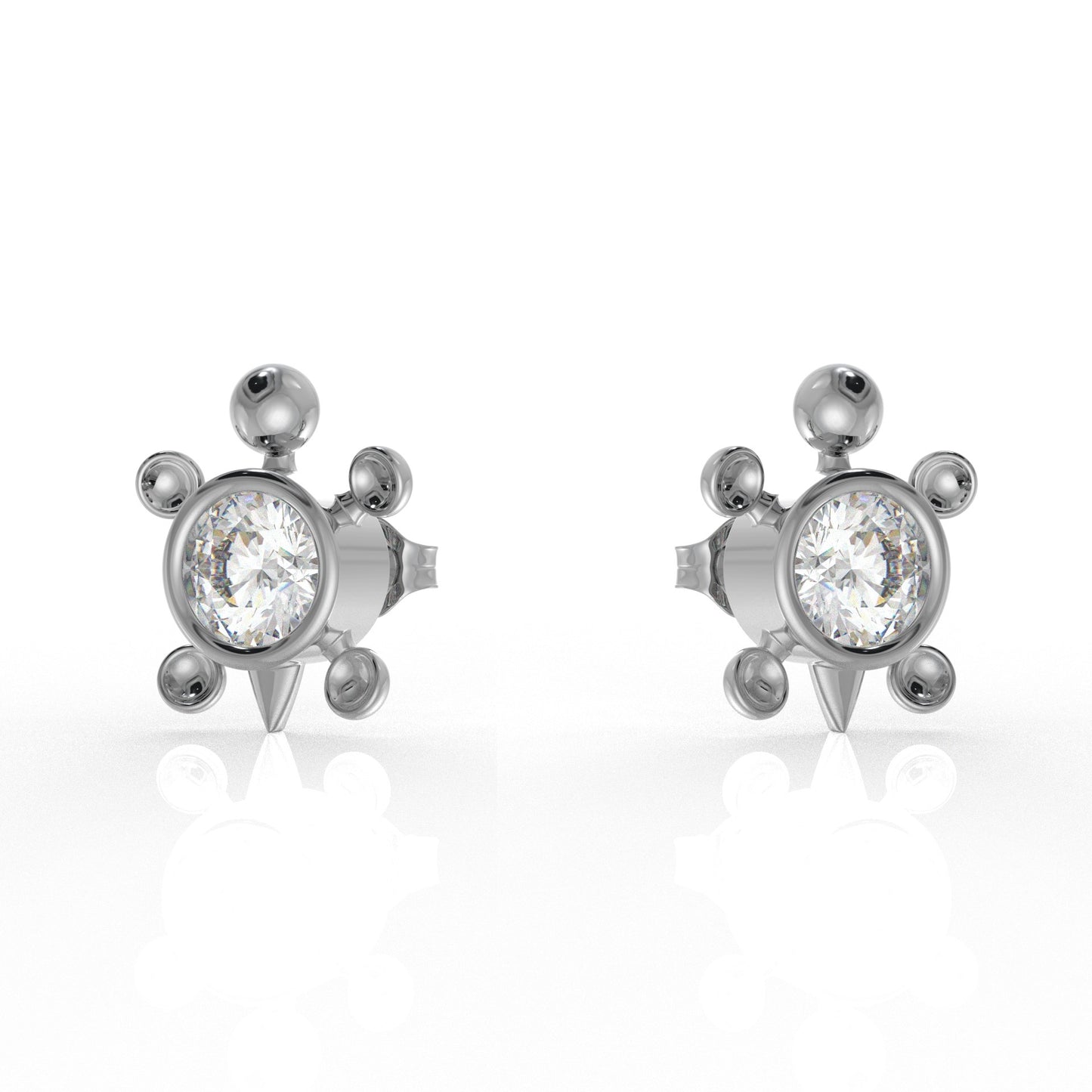 Hazel Kids Moissanite diamond Earrings 1.05 Carat
