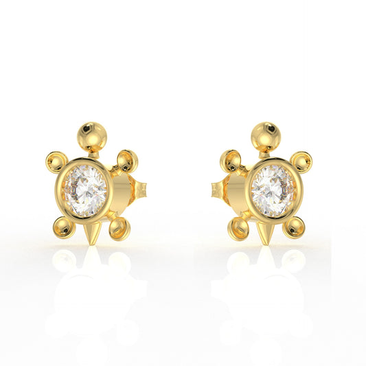 Hazel Kids Moissanite diamond Earrings 1.05 Carat