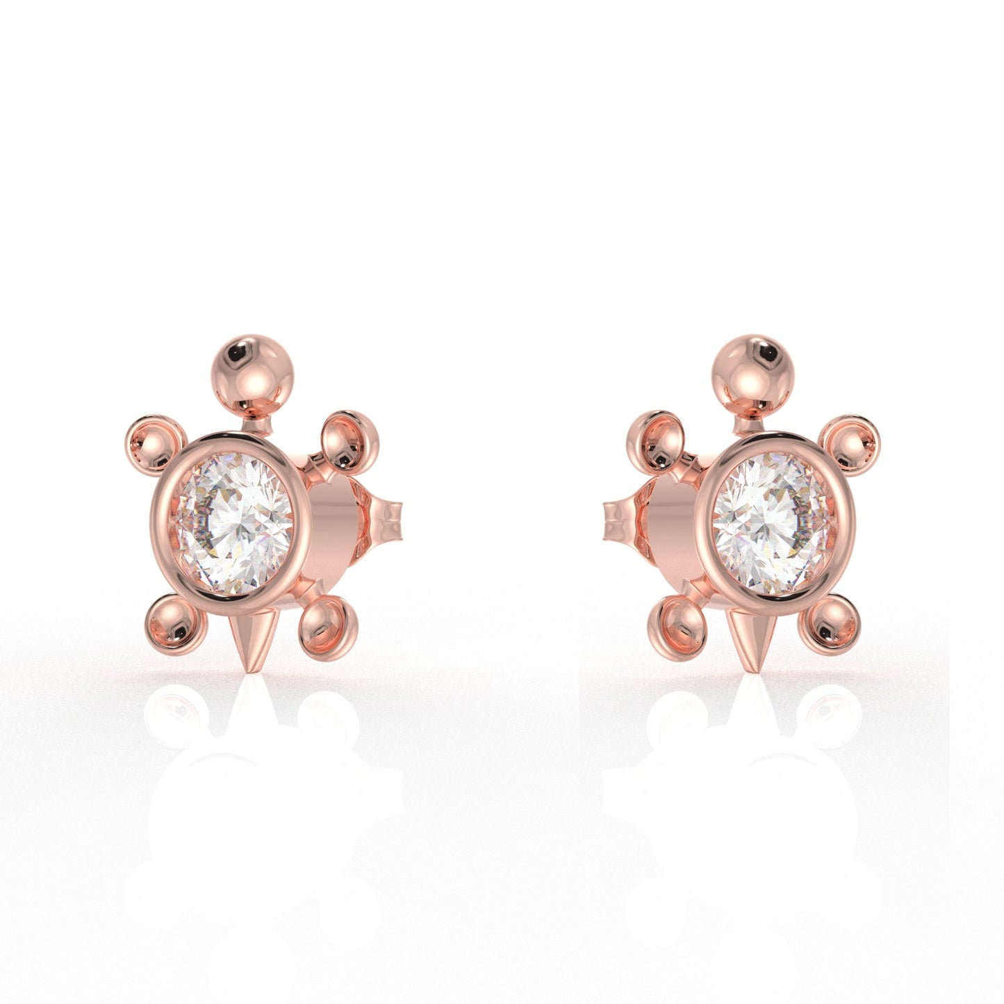 Hazel Kids Moissanite diamond Earrings 1.05 Carat