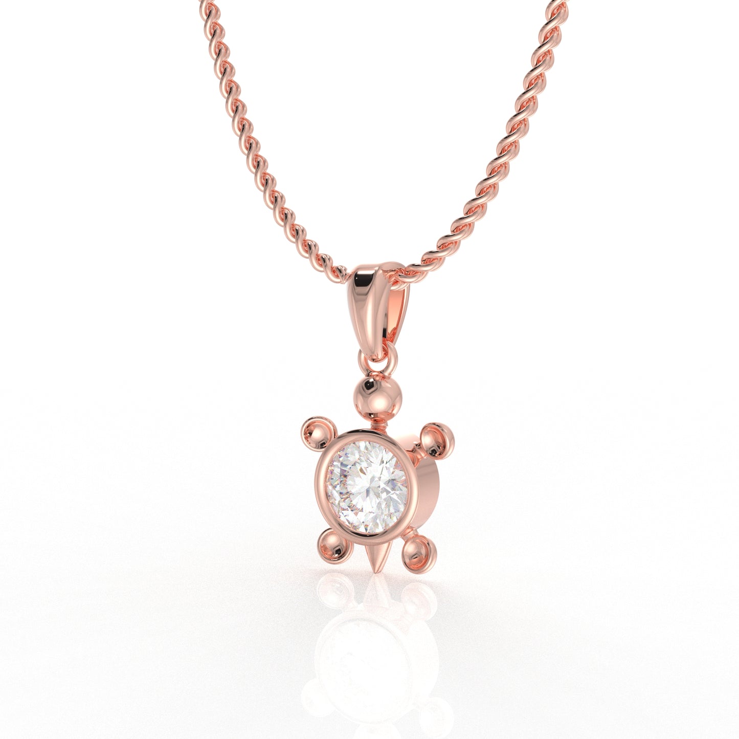 Zara Kid's Pendant- 1.03 Carat Moissanite Diamond