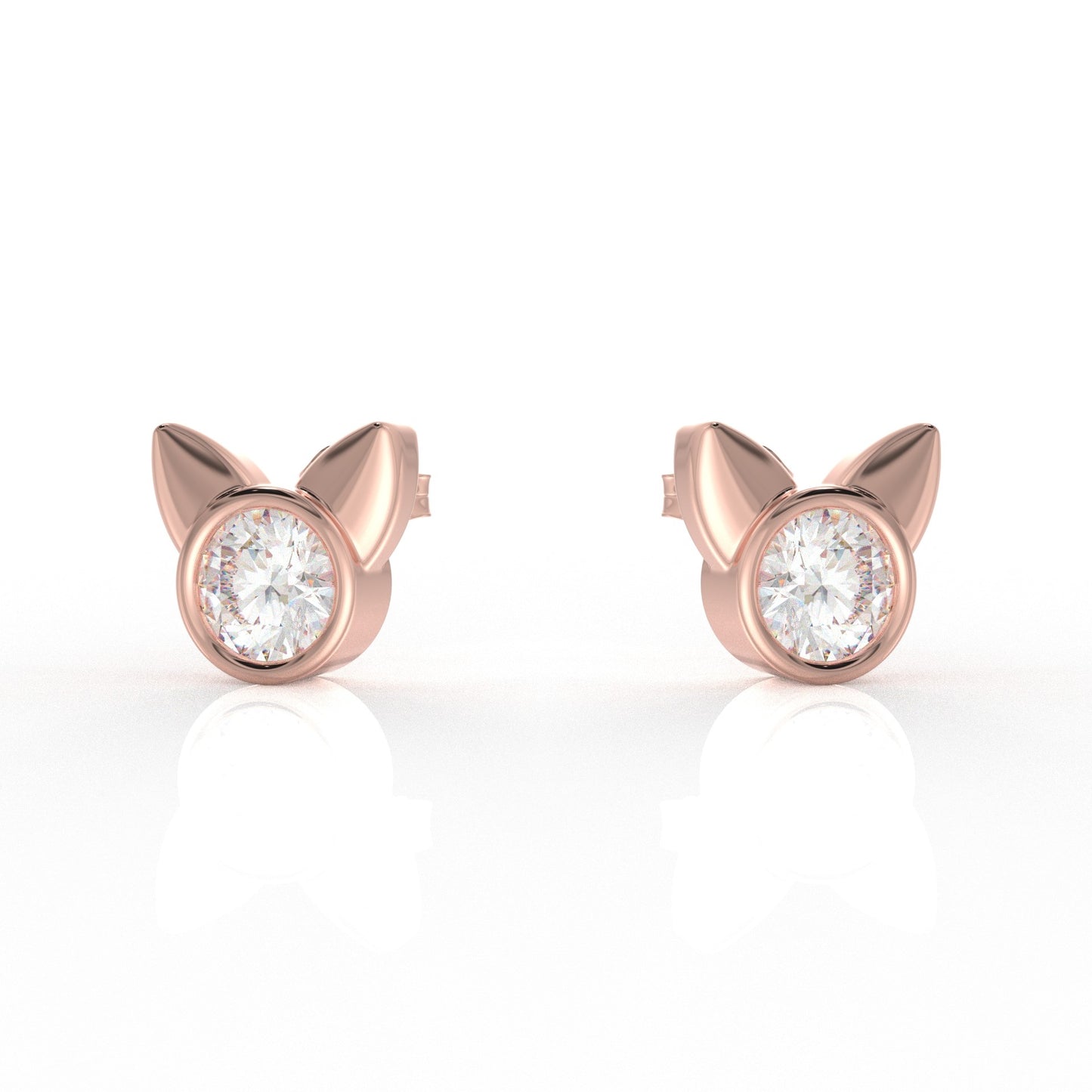 Bella Kids Moissanite diamond Earrings 1.05 Carat