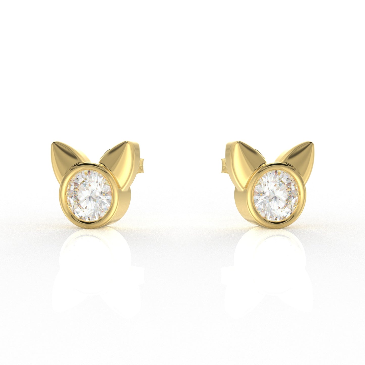 Bella Kids Moissanite diamond Earrings 1.05 Carat