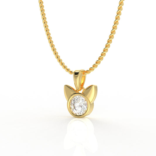 Azalea Kid's Pendant- 1.03 Carat Moissanite diamond