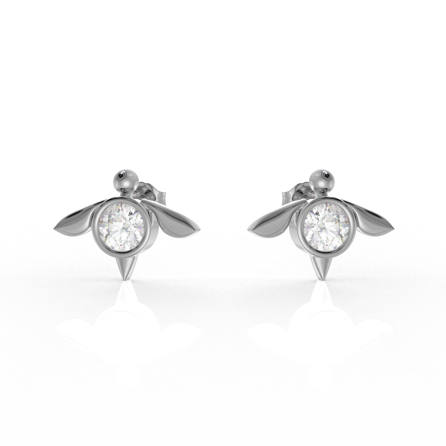 Ivy Kids Moissanite diamond Earrings 1.05 Carat