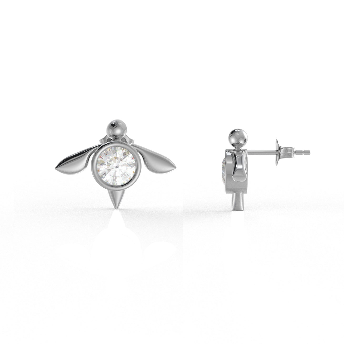 Ivy Kids Moissanite diamond Earrings 1.05 Carat