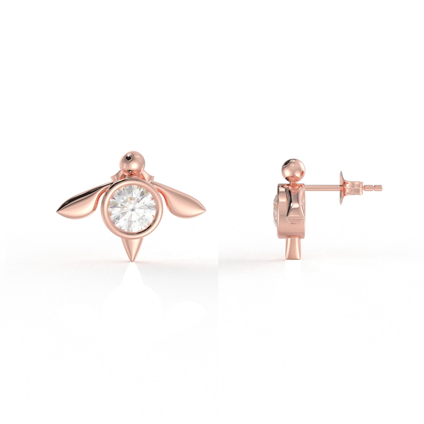 Ivy Kids Moissanite diamond Earrings 1.05 Carat