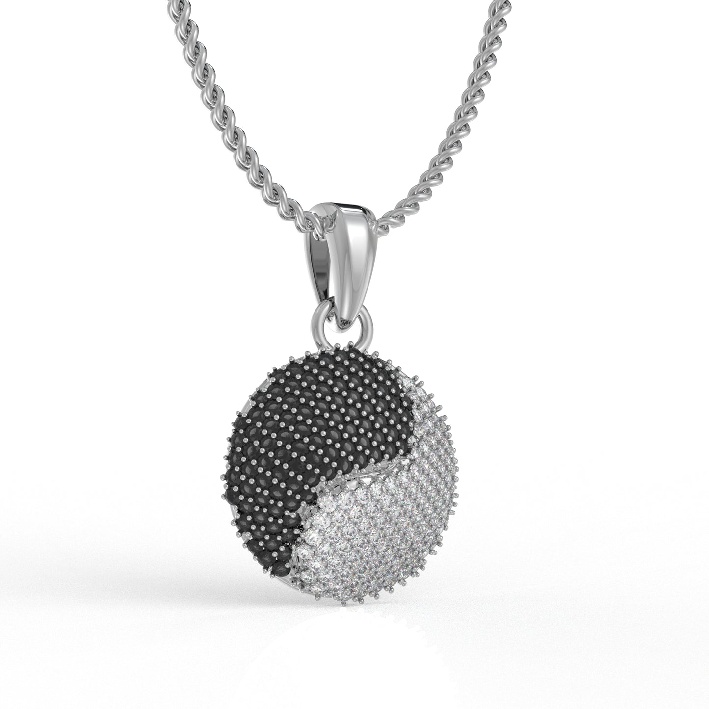 Laban Pendant for Men- 1.54 carat moissanite diamond