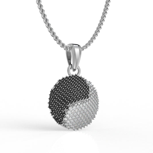 Laban Pendant for Men- 1.54 carat moissanite diamond