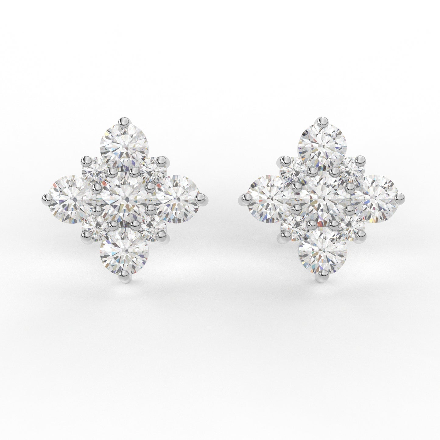 Moissanite Diamond Earring