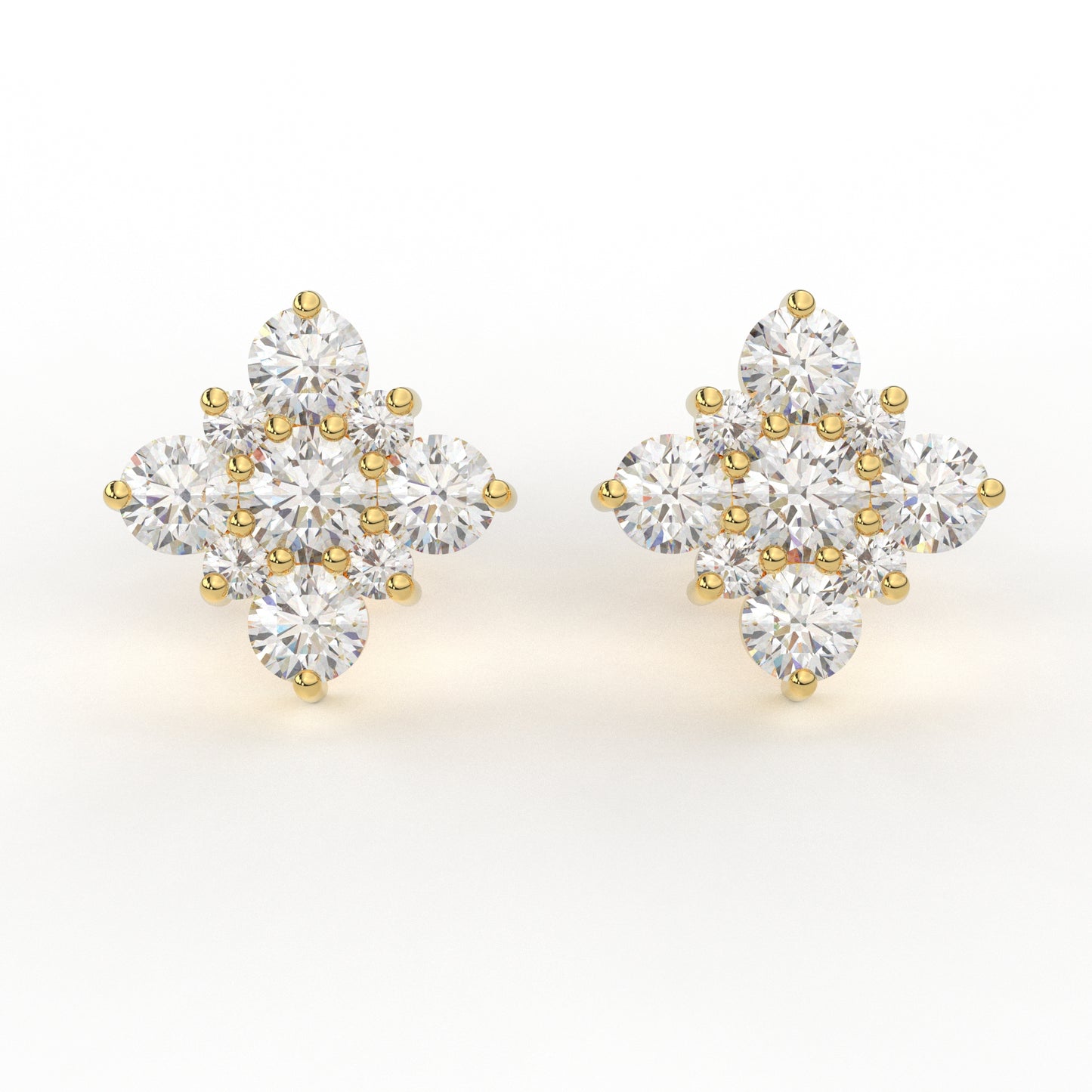 Moissanite Diamond Earring
