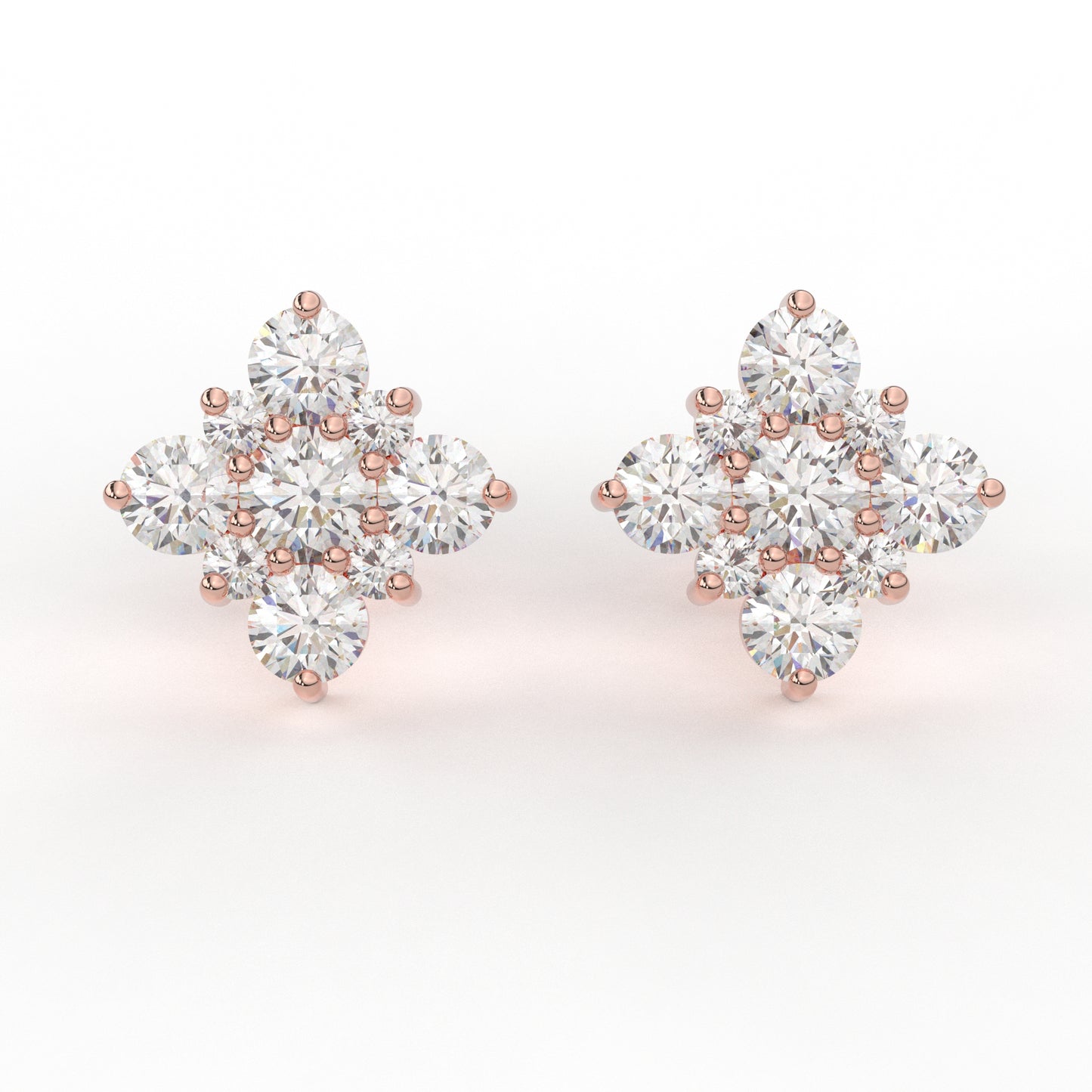 Moissanite Diamond Earring