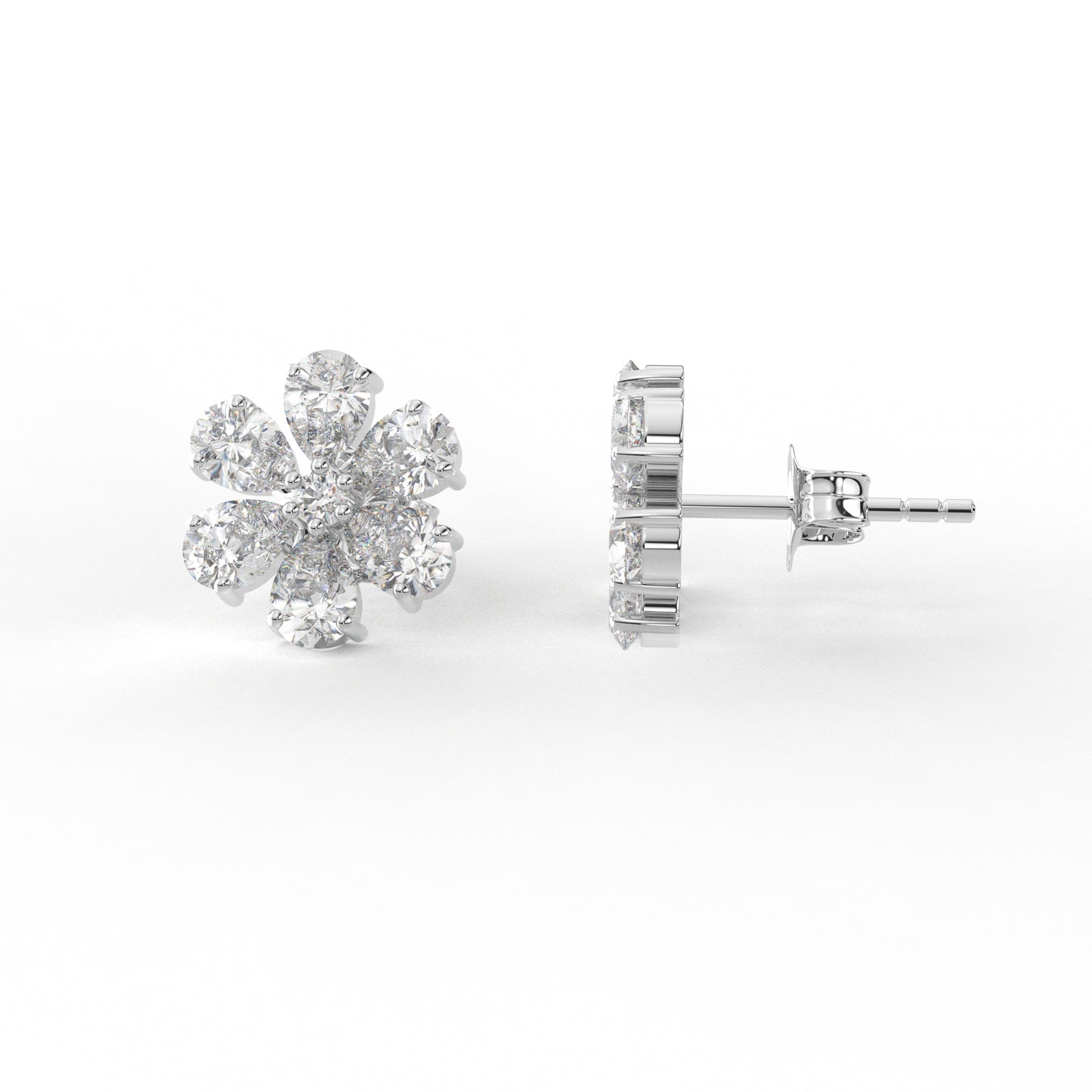 Moissanite Diamond Earring