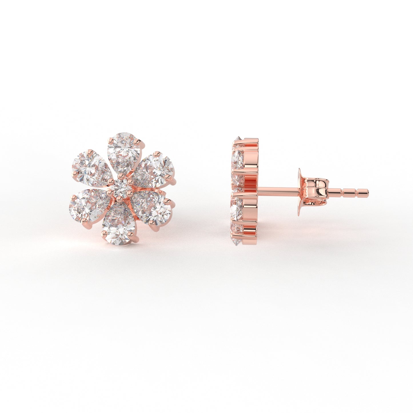 Moissanite Diamond Earring