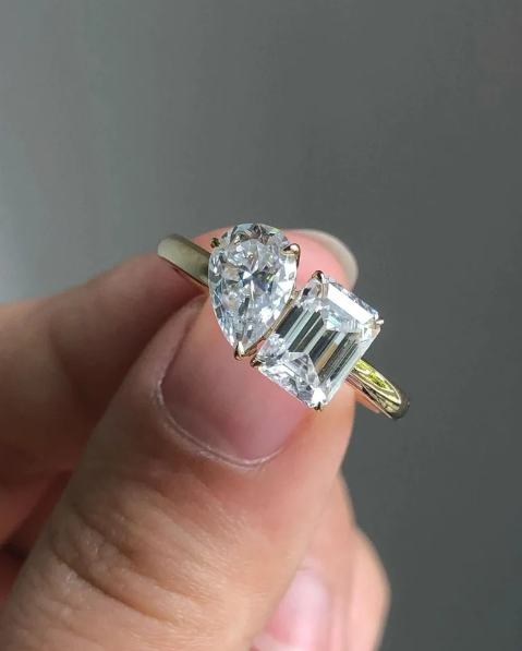 Athena Ring - 2.75 Ct moissanite diamond