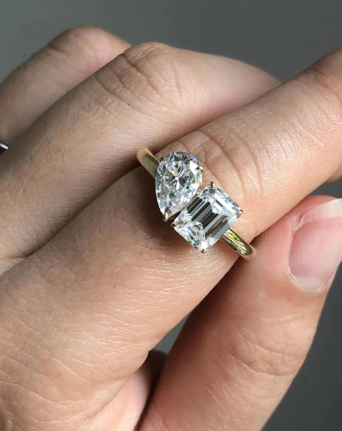 Athena Ring - 2.75 Ct moissanite diamond