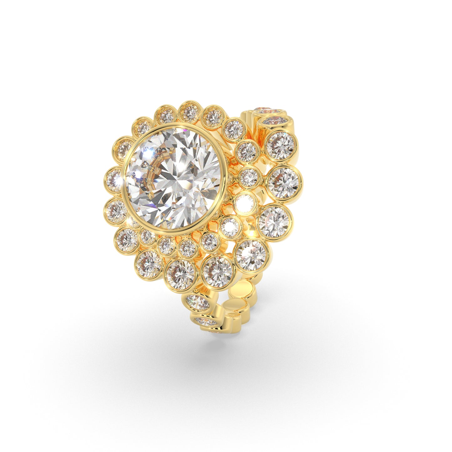 Sea shell Ring (1.5 CT)