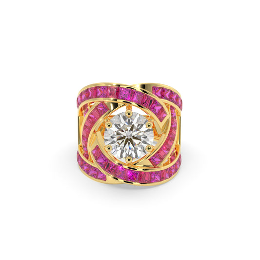 Swetha Statement Ring (1.5 CT)