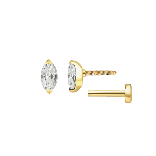 Marquise Multipiercing Earrings  (0.06 - 0.15CT)