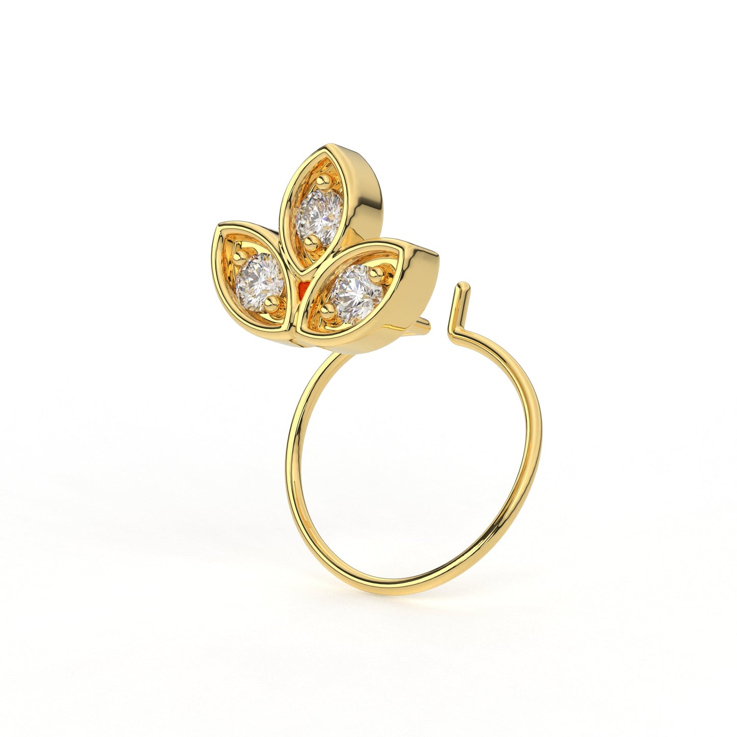 Vai Ra Cartilage piercing, multipiercing, earring, nosepin, helix piercing, daith piercing, rook piercing, piercing jewellery in gold, piercing jewelry in diamond