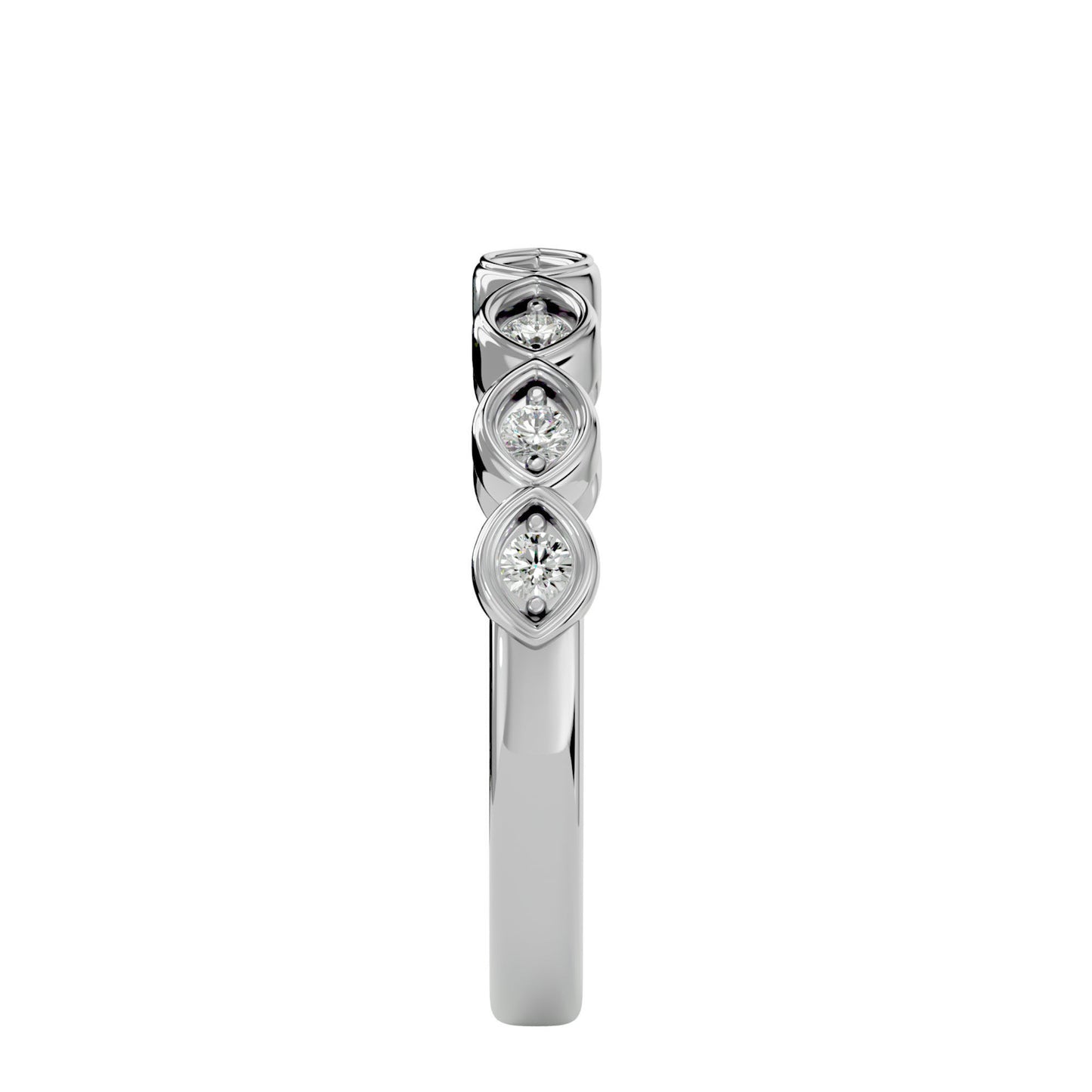 Wavy Band - 0.21CT