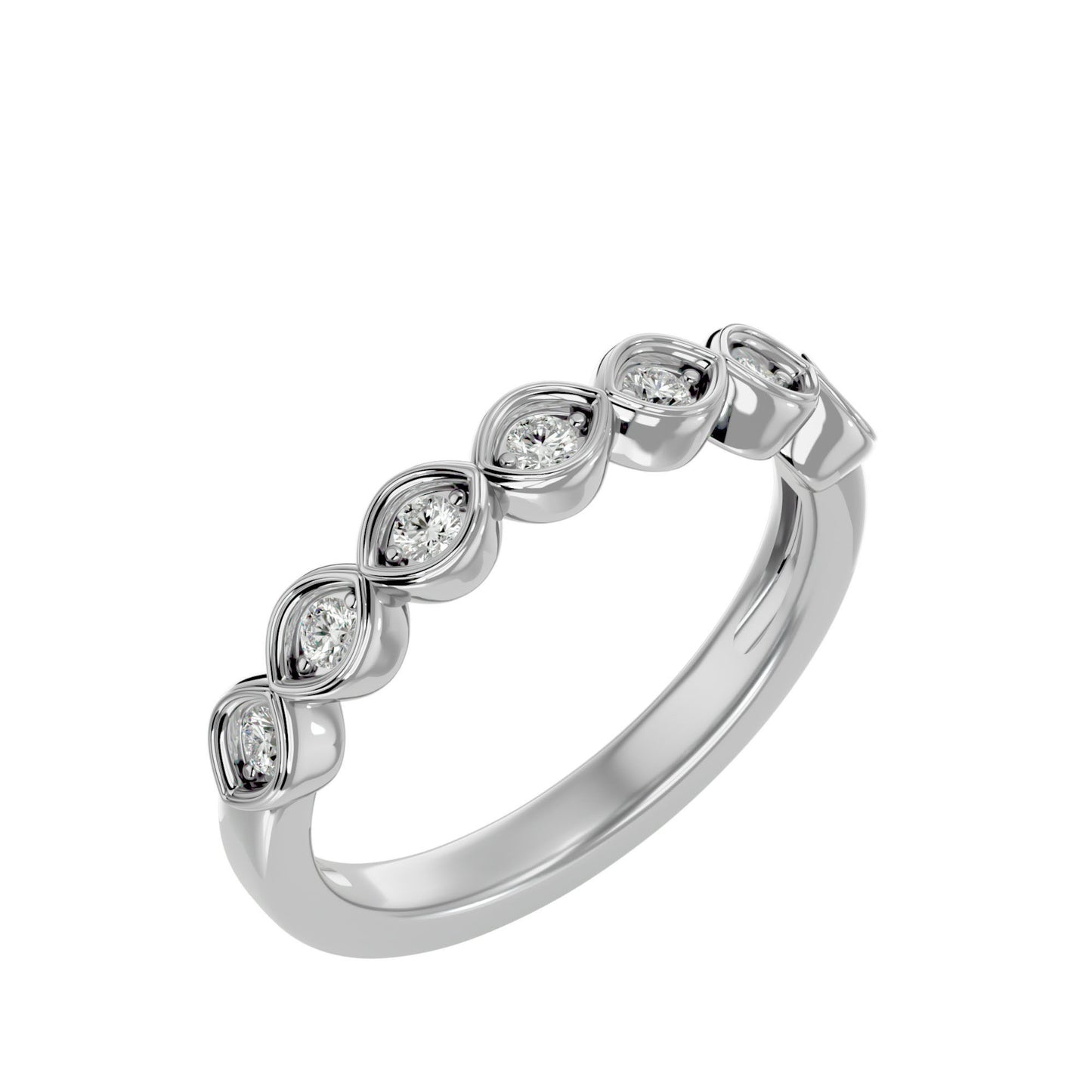 Wavy Band - 0.21CT
