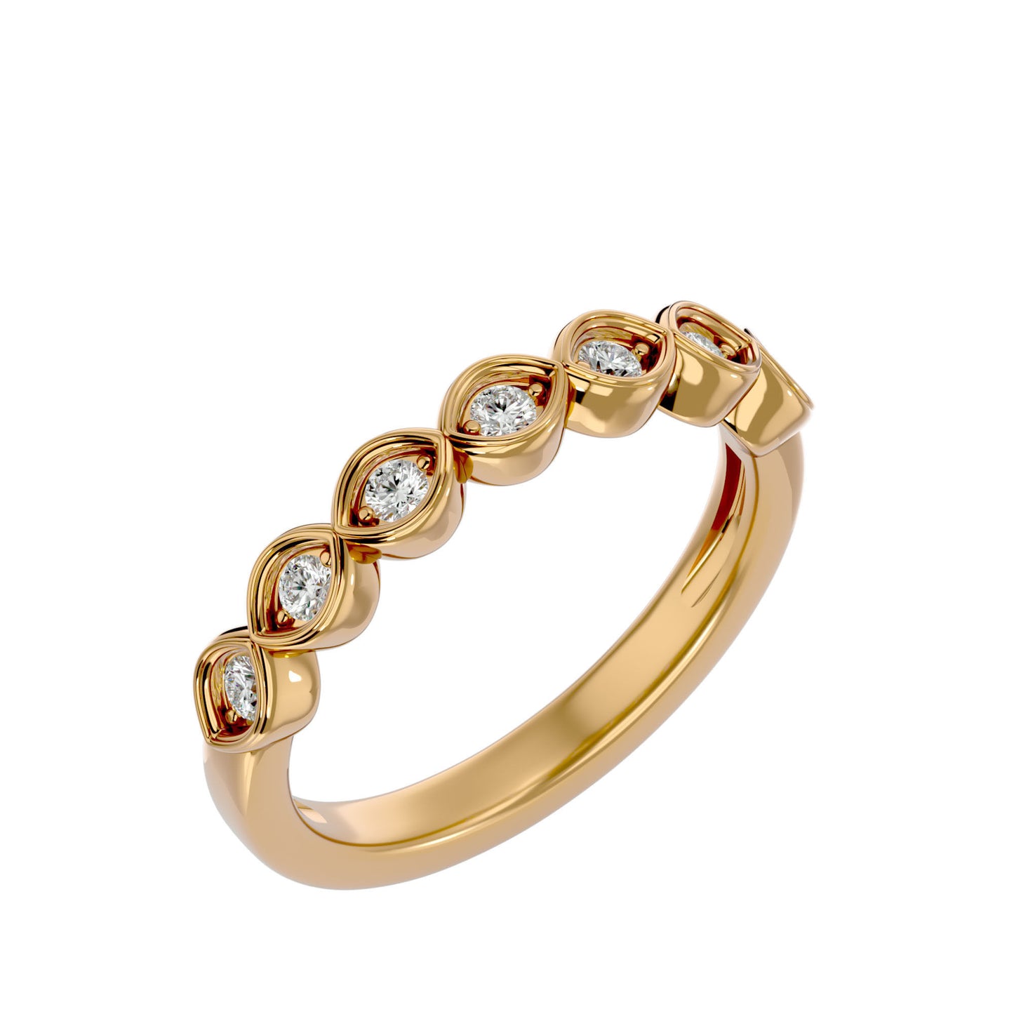 Wavy Band - 0.21CT