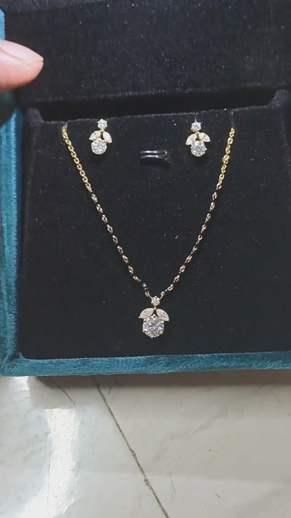 Ranhita Solitaire Earring Mangalsutra Sets (1.04/1.26CT Combo)