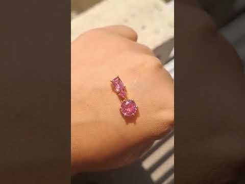 Akari Pink Sapphire Pendant by Vai Ra