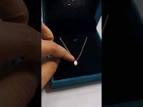 Pravaa Chic Pendant in Moissanite and Lab Diamond by Vai Ra