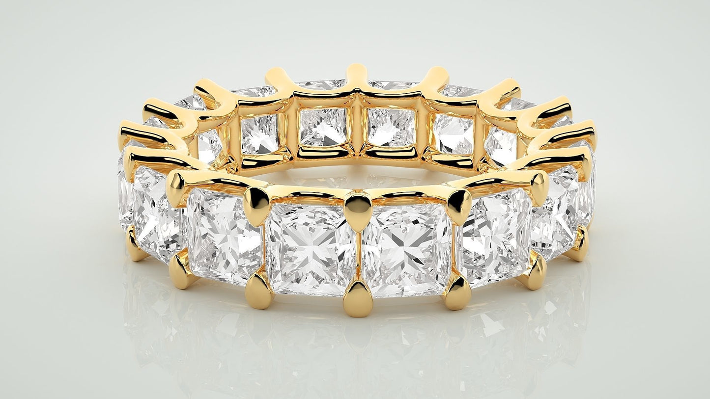 Cushion Eternity Band - 9.14 CT