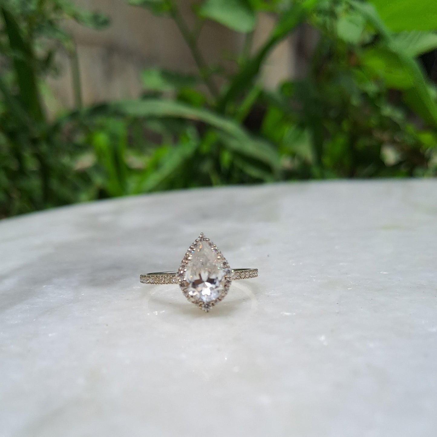 Moissanite Diamond Ring