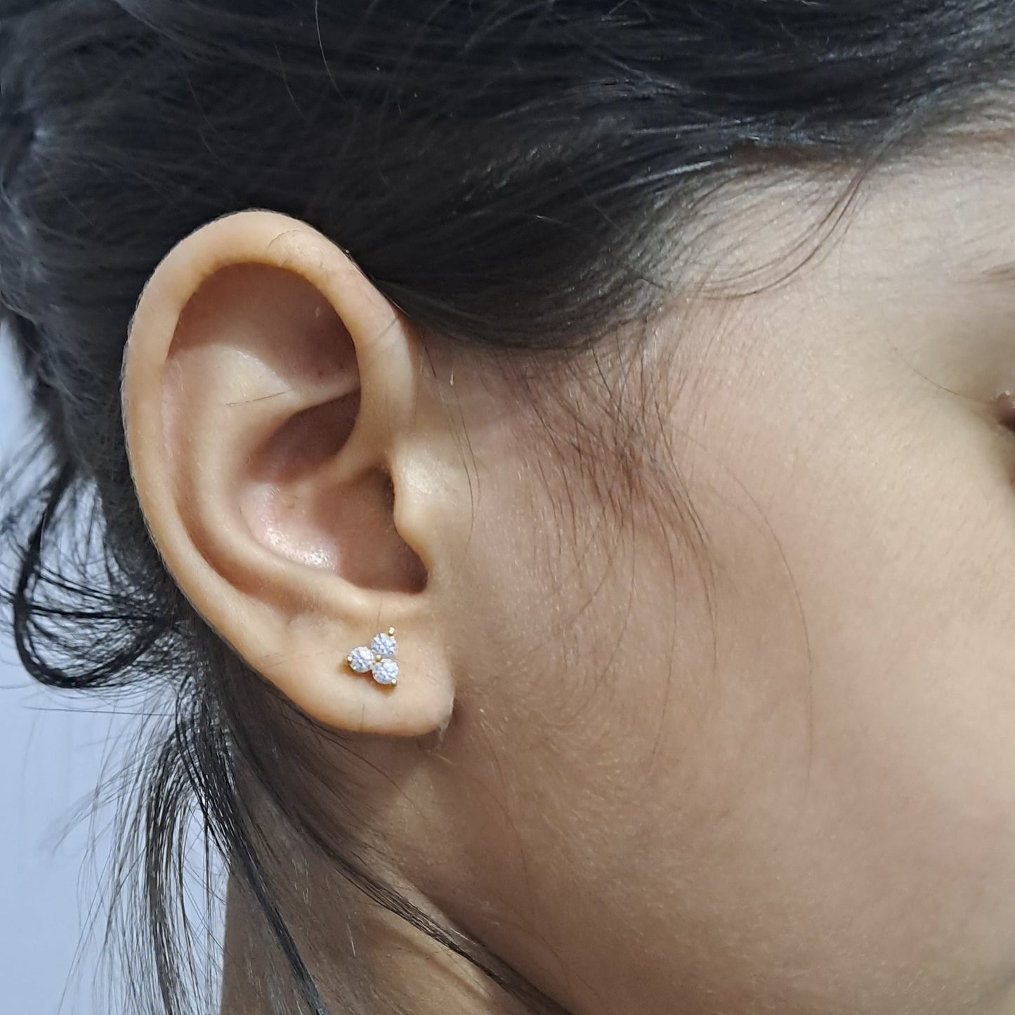 Moissanite Diamond Earring
