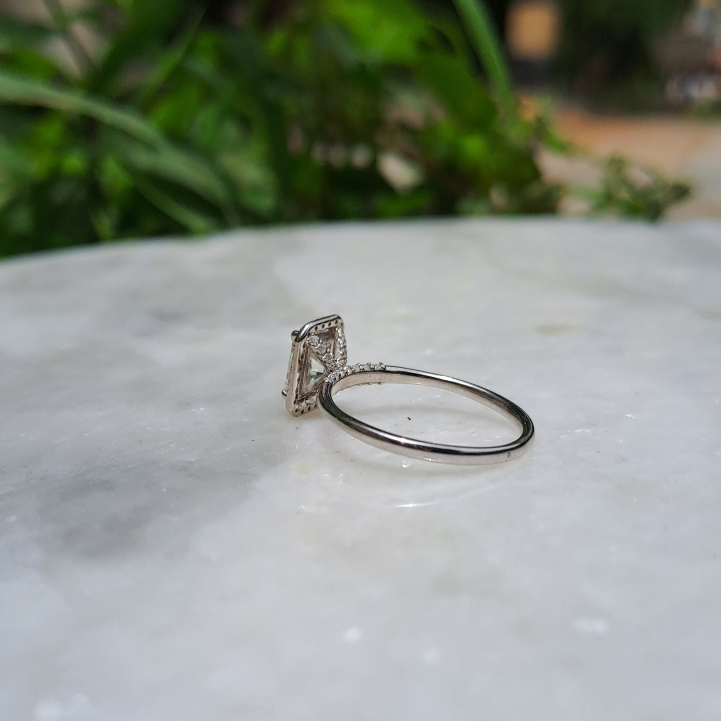 Moissanite Diamond Ring