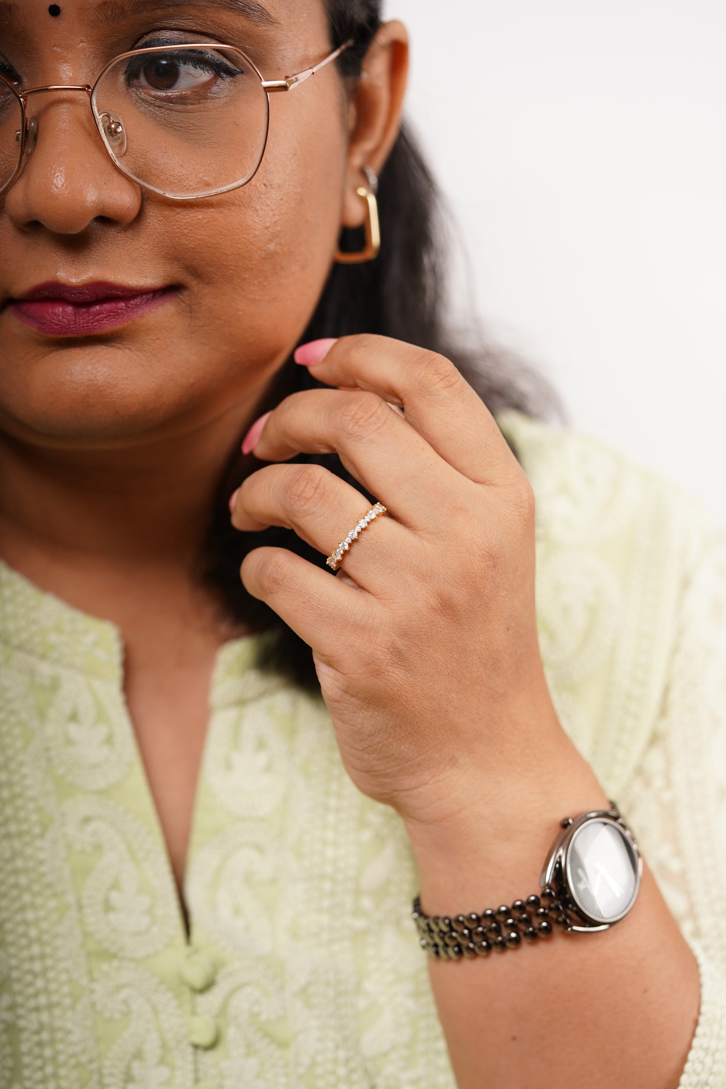 Beleze Three Fourth Eternity Band by Vai Ra