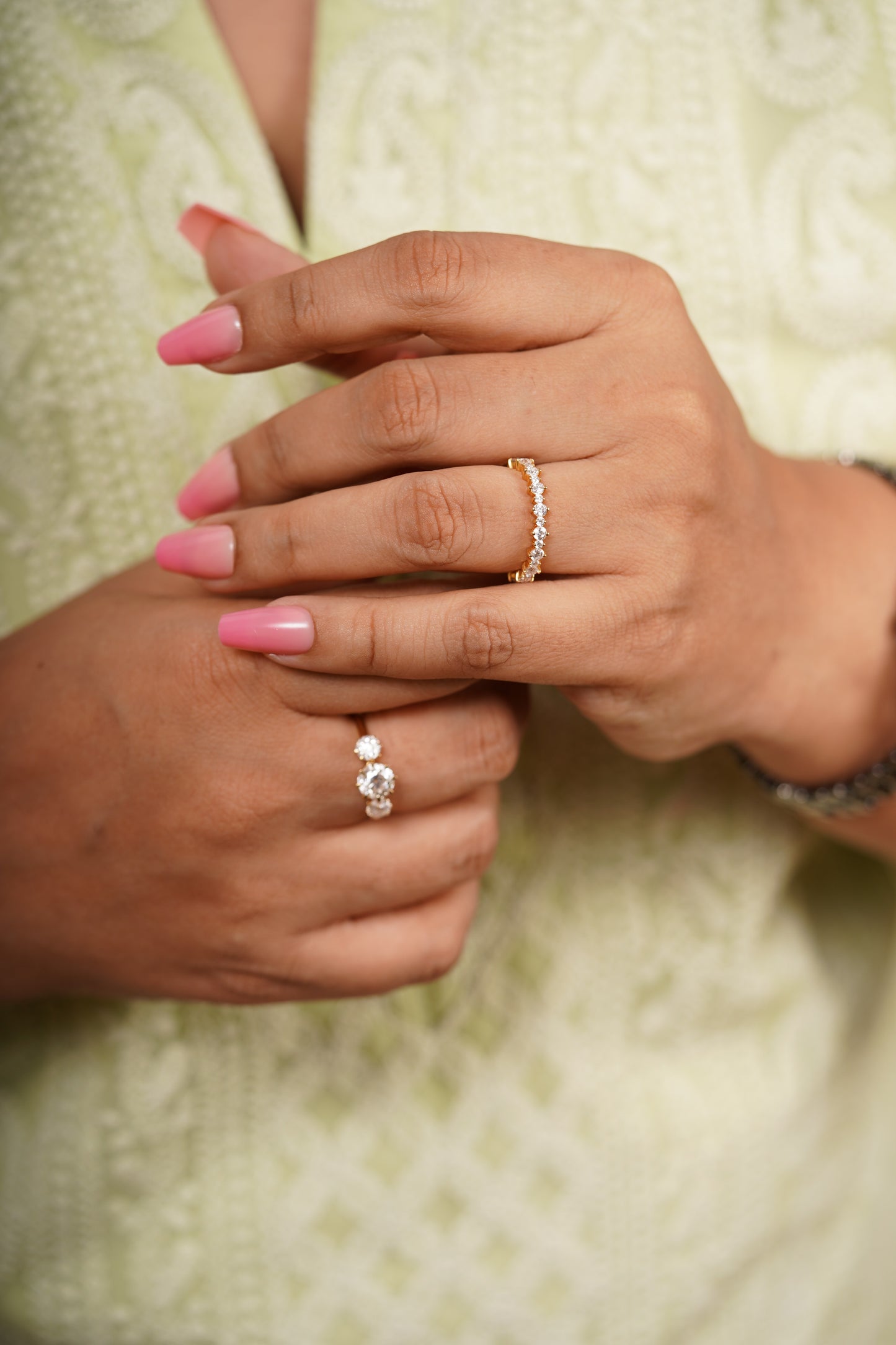 Beleze Three Fourth Eternity Band by Vai Ra