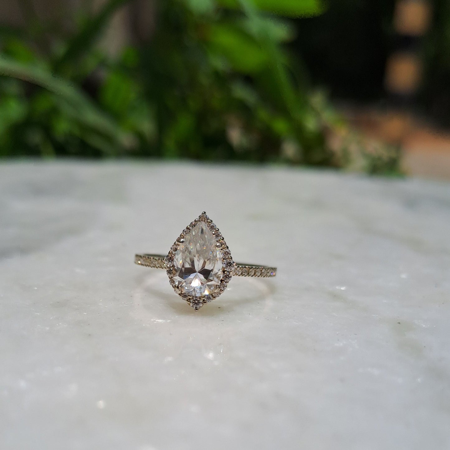 Moissanite Diamond Ring