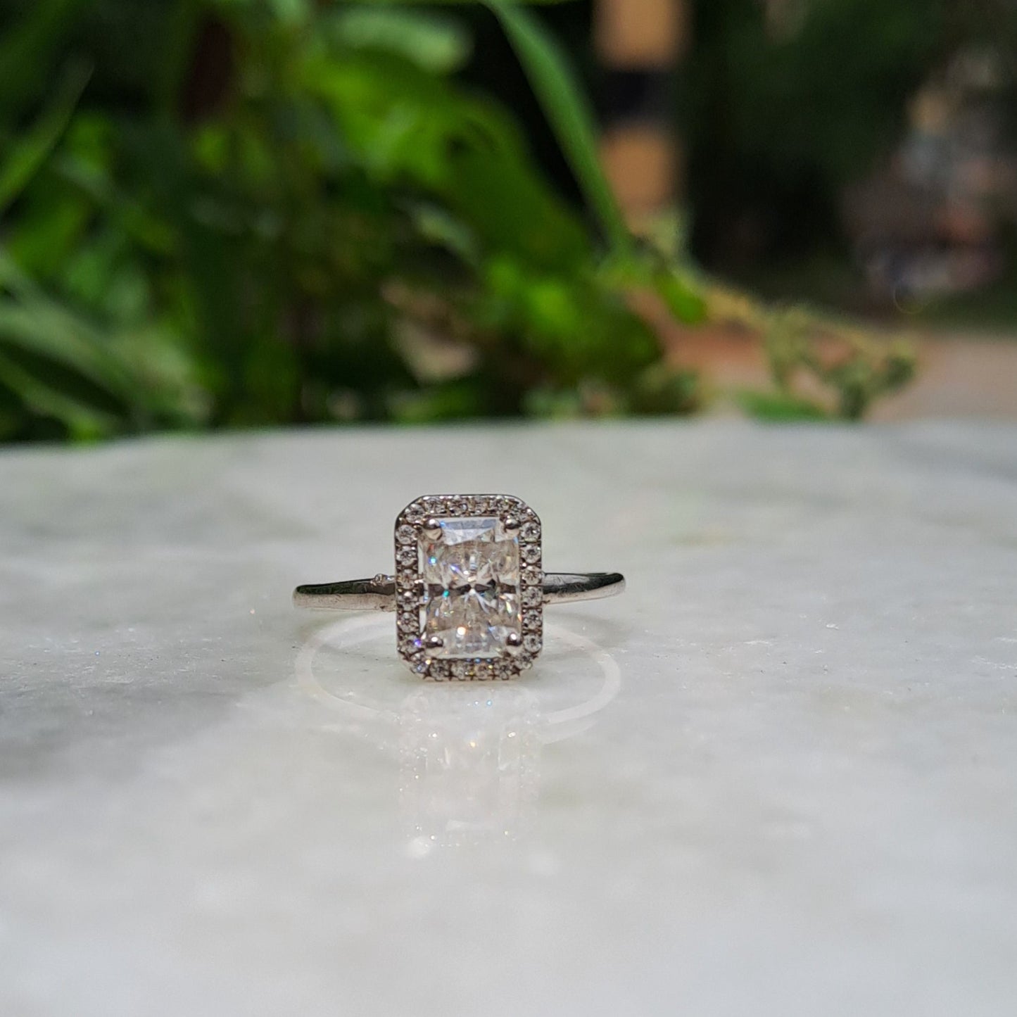 Moissanite Diamond Ring
