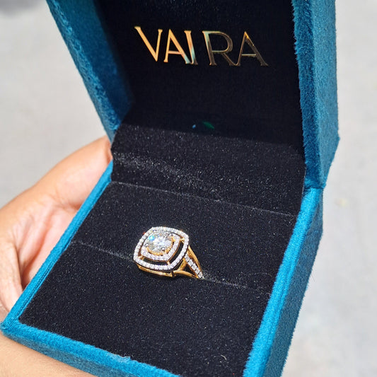 Moissanite Diamond Ring