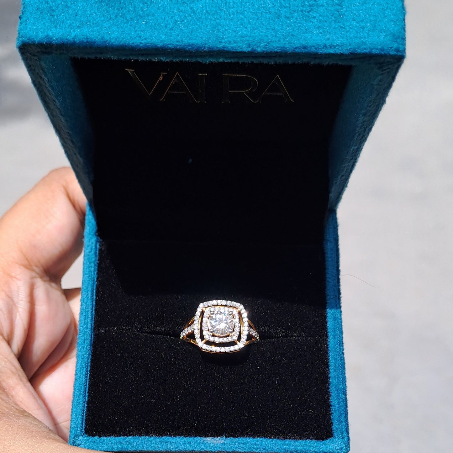 Moissanite Diamond Ring